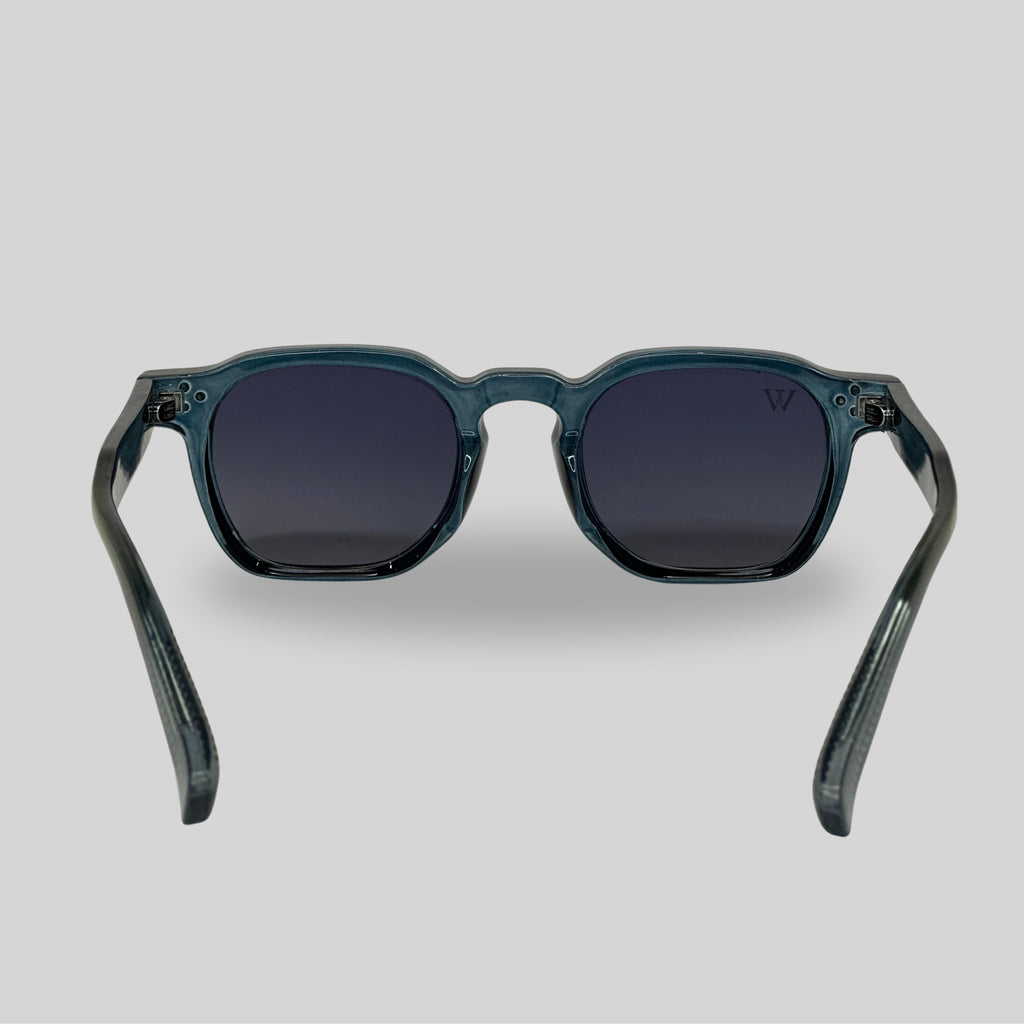 Lawue Noir Ocean Blue Sunglasses
