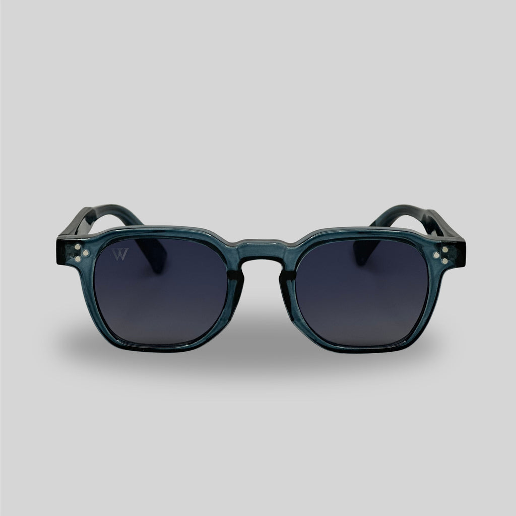 Lawue Noir Ocean Blue Sunglasses